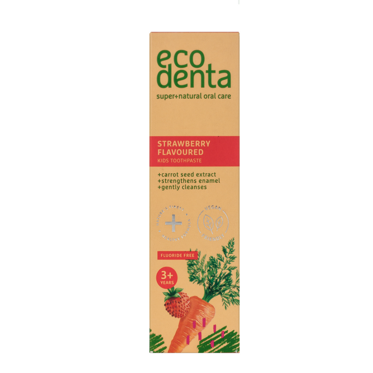 Ecodenta Wild Strawberry Flavoured Kids Toothpaste 75ml (3y+)