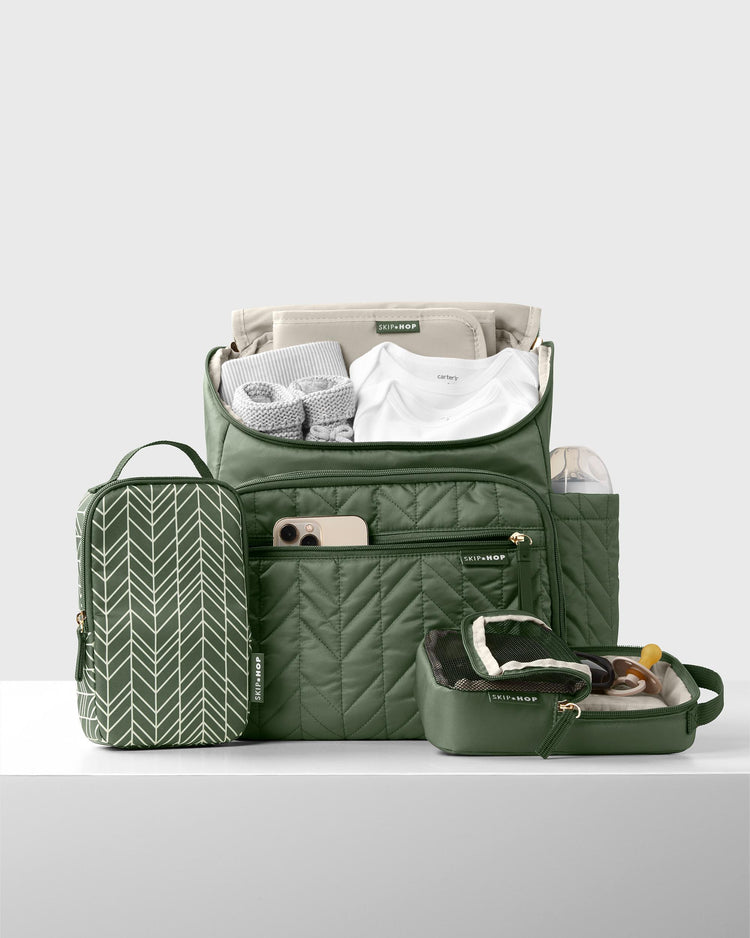 Skip Hop Forma Nappy Backpack - Dark Sage