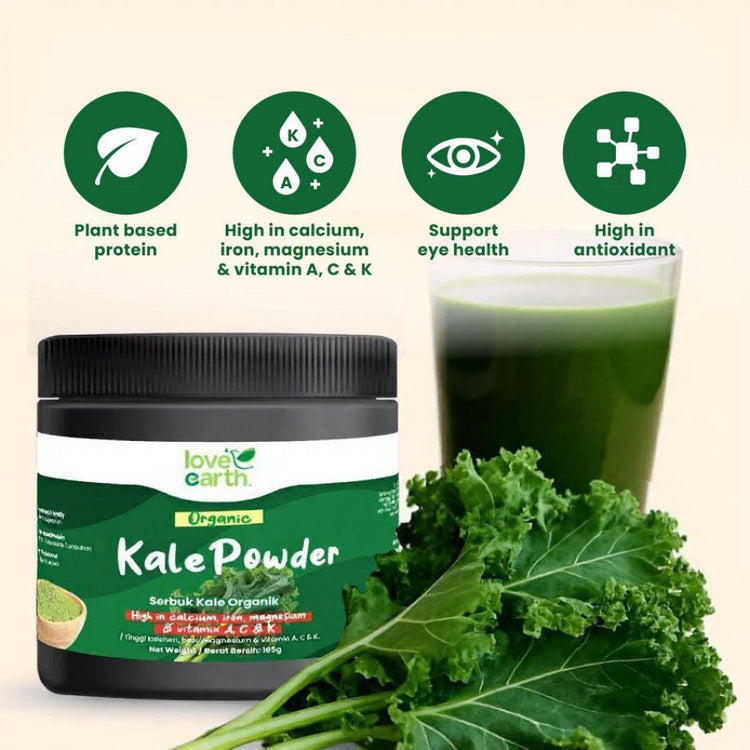 Love Earth Organic Kale Powder 185g