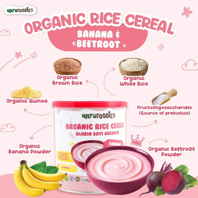 Natufoodies Organic Rice Cereal (200g) (6m+)