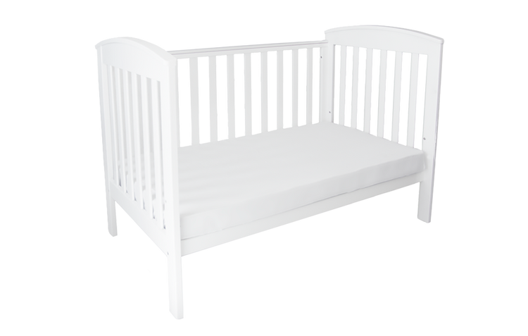 Babyhood Classic Curve 4-in-1 Cot - White