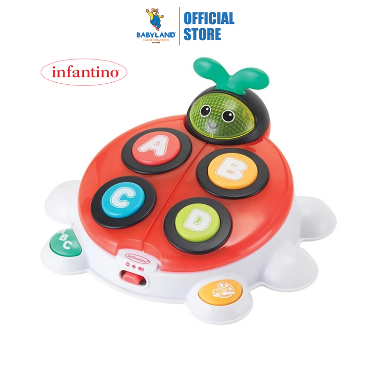 Infantino 312012 Alphabet & Colors Learning Beetle Suitable for Age 6+ Months