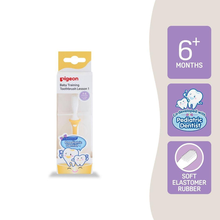 Pigeon Baby Training Toothbrush Lesson 1 (6m+)