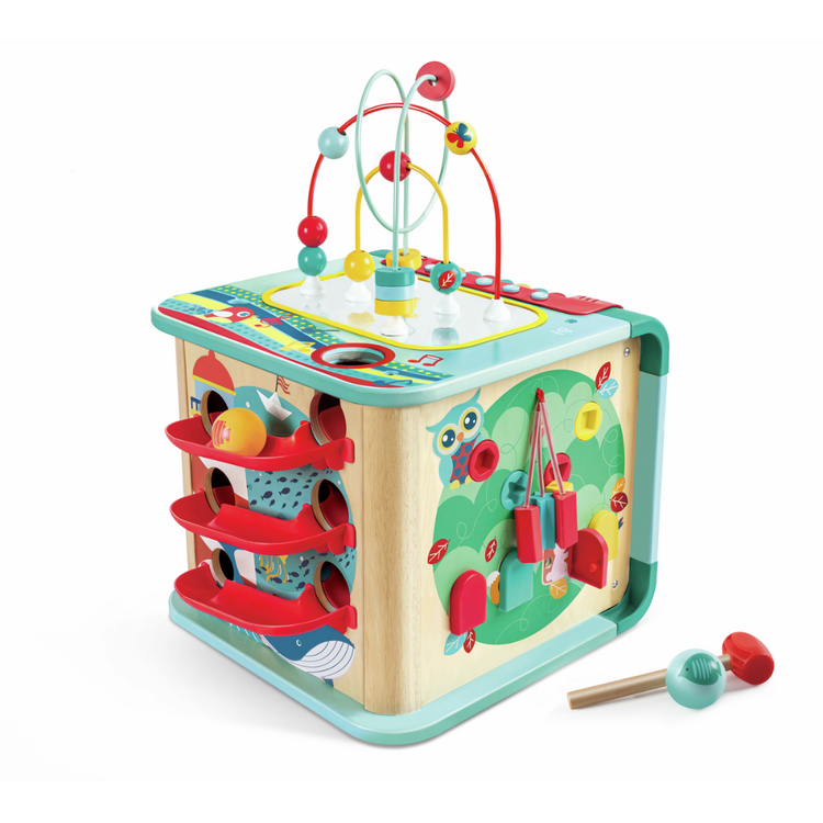 Hape 1073 Explore And Learn Magic Cube For Age 12M+