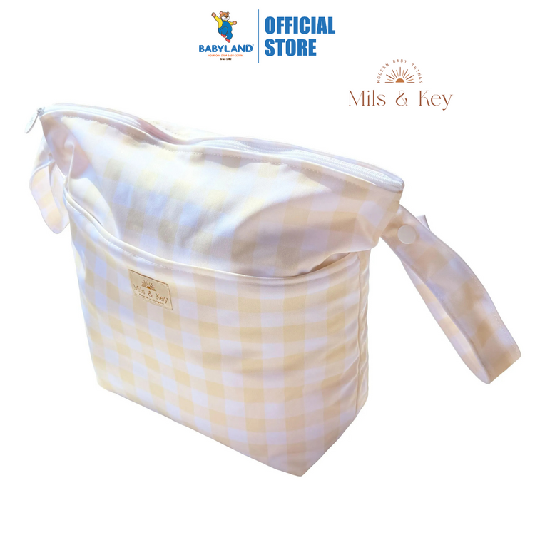 Mils and Key Everywhere Bags - Neutral Gingham