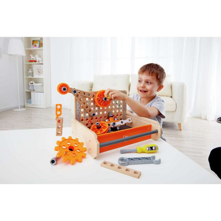 Hape 3029 Science Experiment Toolbox STEM Toy for Kids age 4 years+