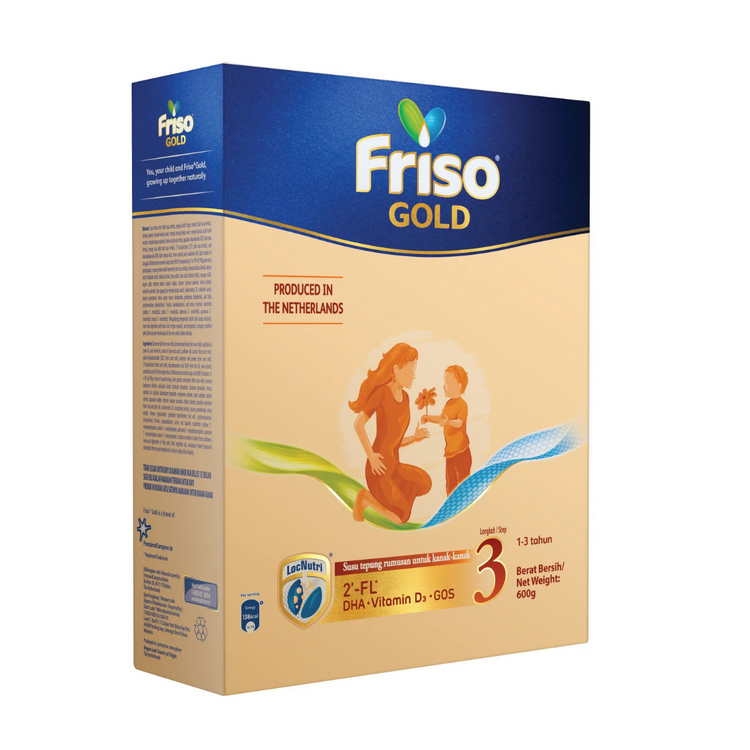 Friso Gold Step 3 Milk Formula 600g (1-3yrs) [Exp 10 Nov 2026 &/ Later]