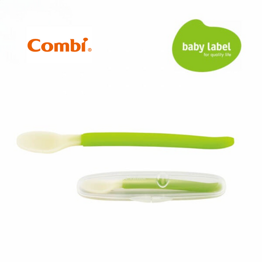 Combi Baby Label Feeding Spoon With Case (5m+)