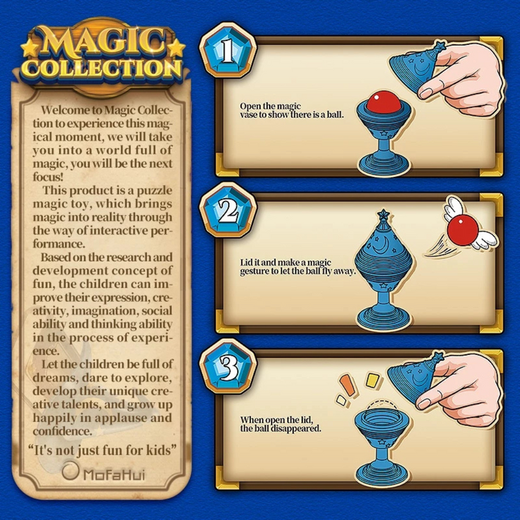 Babao MAGIC COLLECTION [Magic Range] Magic Tricks birthday gift high quality