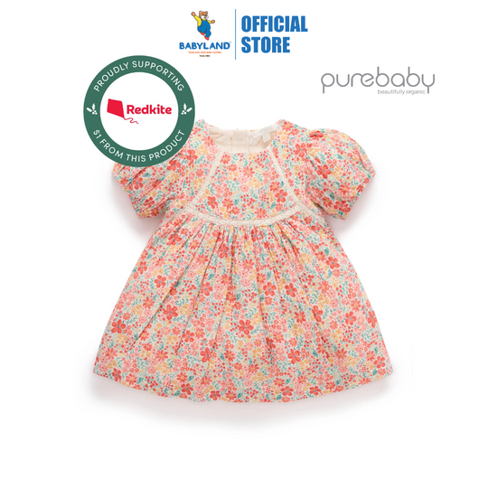Purebaby Organic Summer Festive Floral Dress