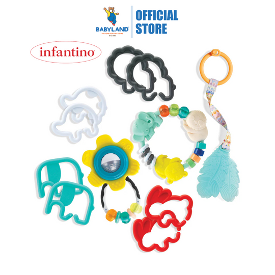 Infantino Teether & Rattles Baby Gift Set (0m+)