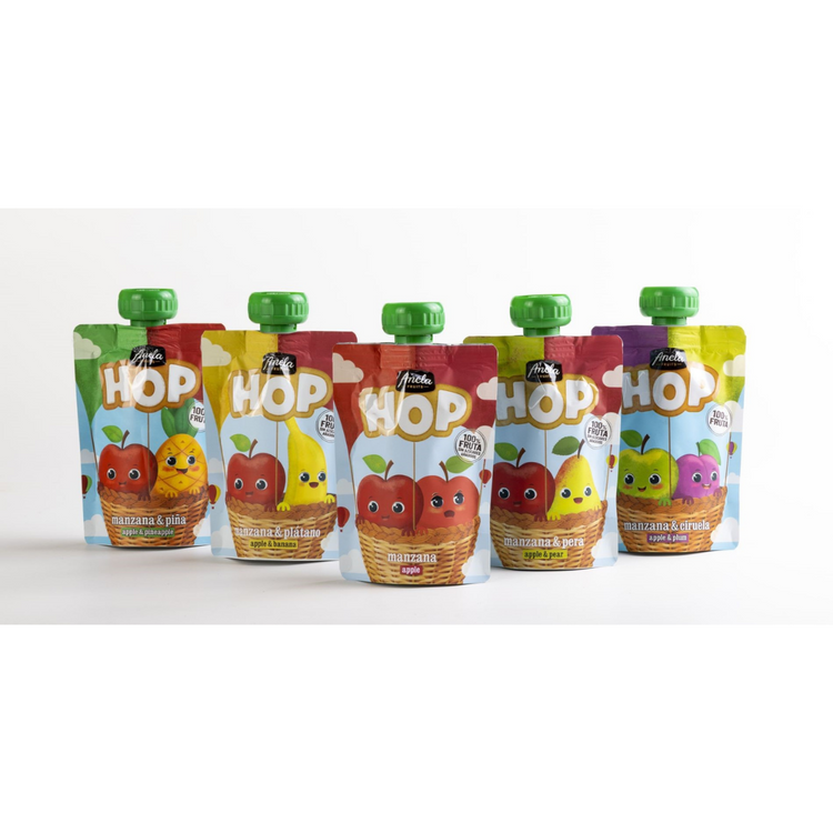 Anela Hop Fruit Puree 100g (6m+) [Halal] /Made in Spain