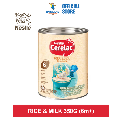Nestle Cerelac Infant Cereals - Rice & Milk 350g