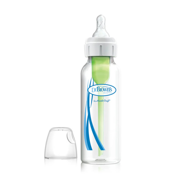 Dr Brown’s Options+ PP Narrow-Neck Bottle with Level 1 Teat (250mL)(1Pc)