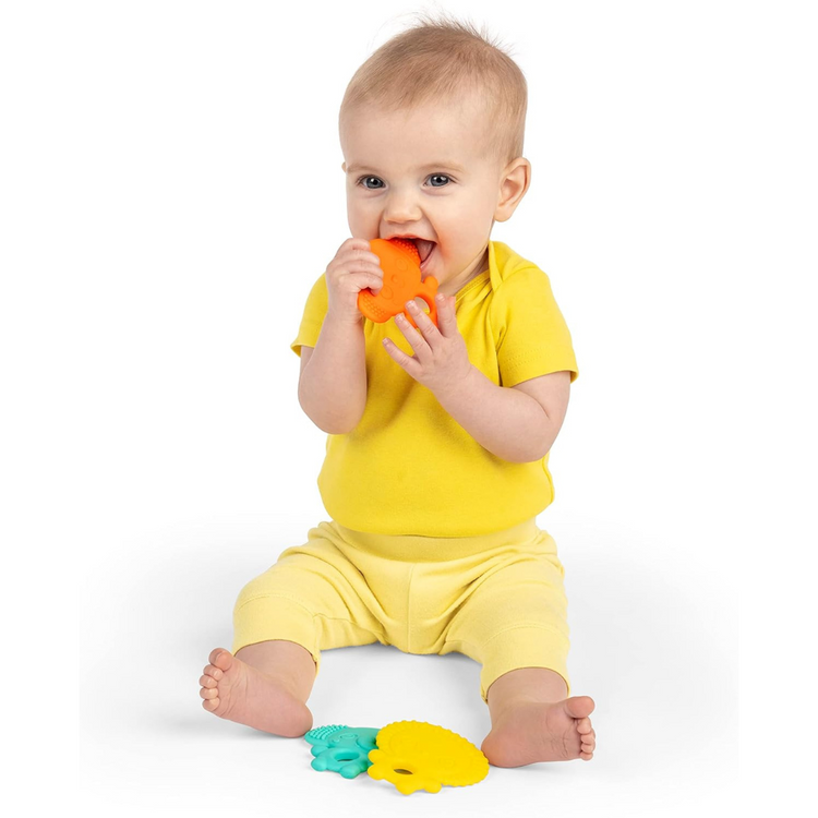 Bright Starts Gummy Buddies 3-Pack Textured Teethers (3m+)
