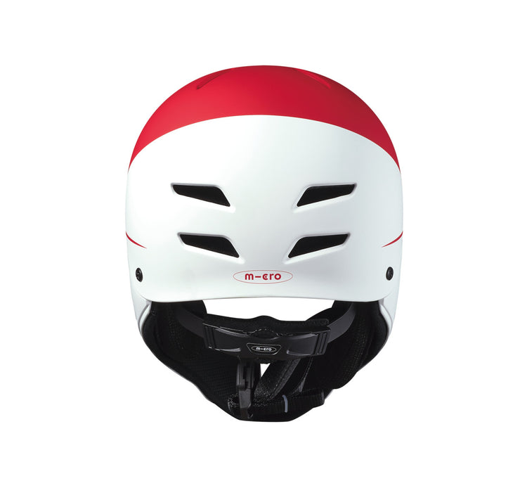 Micro Helmet Racing - White/Red (3-8yrs)