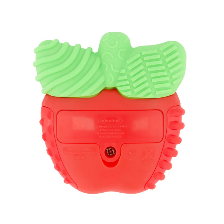 Infantino Lil Nibblers Vibrating Teether - Apple (3m+)