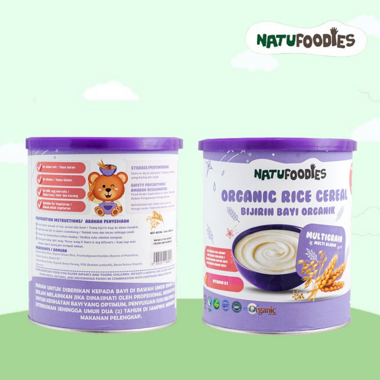 Natufoodies Organic Rice Cereal (200g) (6m+)