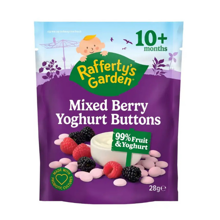 Rafferty's Garden Yoghurt Buttons 28g (10+ months)