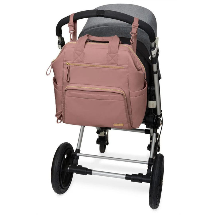 Skip Hop Main Frame Wide Open Diaper Backpack - Dusty Rose