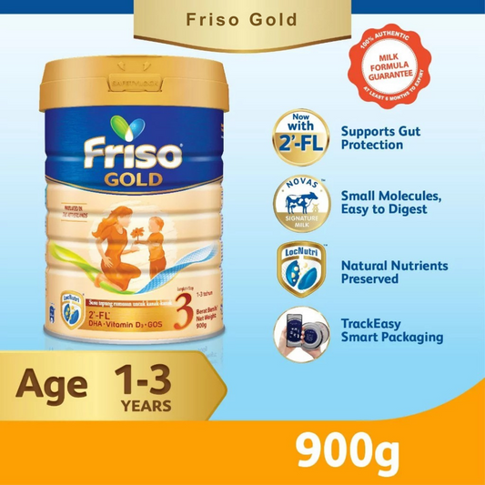 Friso Gold Step 3 Milk Formula 900g (1-3yrs) [Exp 01 Sep 2026 &/ Later]