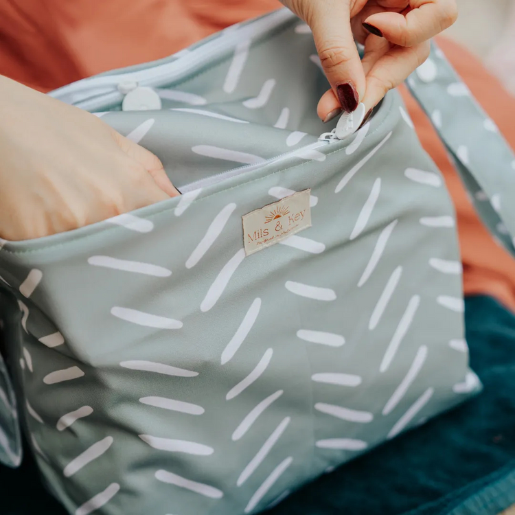 Mils and Key Everywhere Bags - Forest Sage Arrow