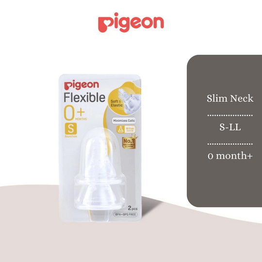 Pigeon Flexible Slim Neck Teat (2pcs)