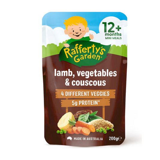 Rafferty's Garden Lamb, Vegetables & Couscous 200g (12m+)