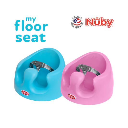 Nuby Floor Seat - 4m+ (Blue/Pink)