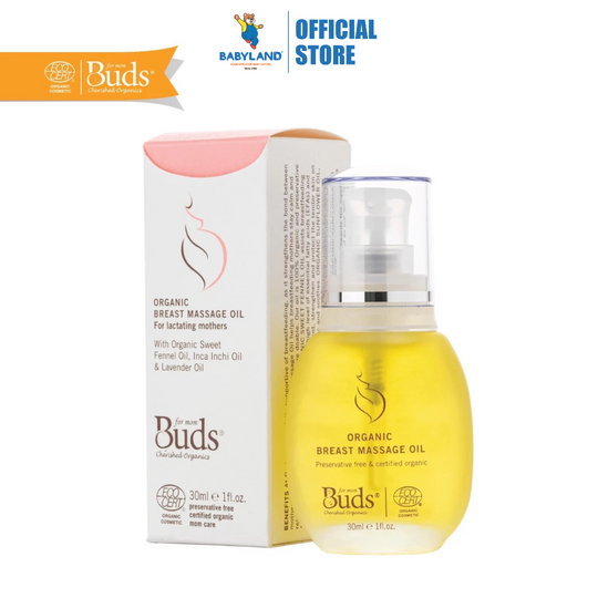 Buds BCO Organic Breast Massage Oil 30ml