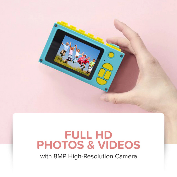 myFirst Camera 2 8MP Underwater Camera Diving IPX8 Waterproof Cute Digital Kids Camera Toys (10ft/3m) Gifts Kids