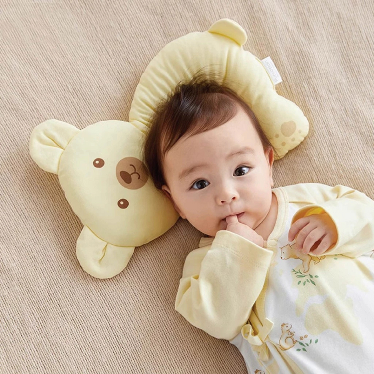 Purcotton Baby Head-shaping Pillow Bear 30 x 20cm