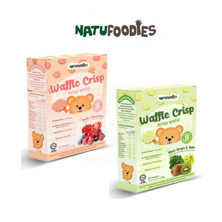 Natufoodies Waffle Crisp 20g (8 months +)