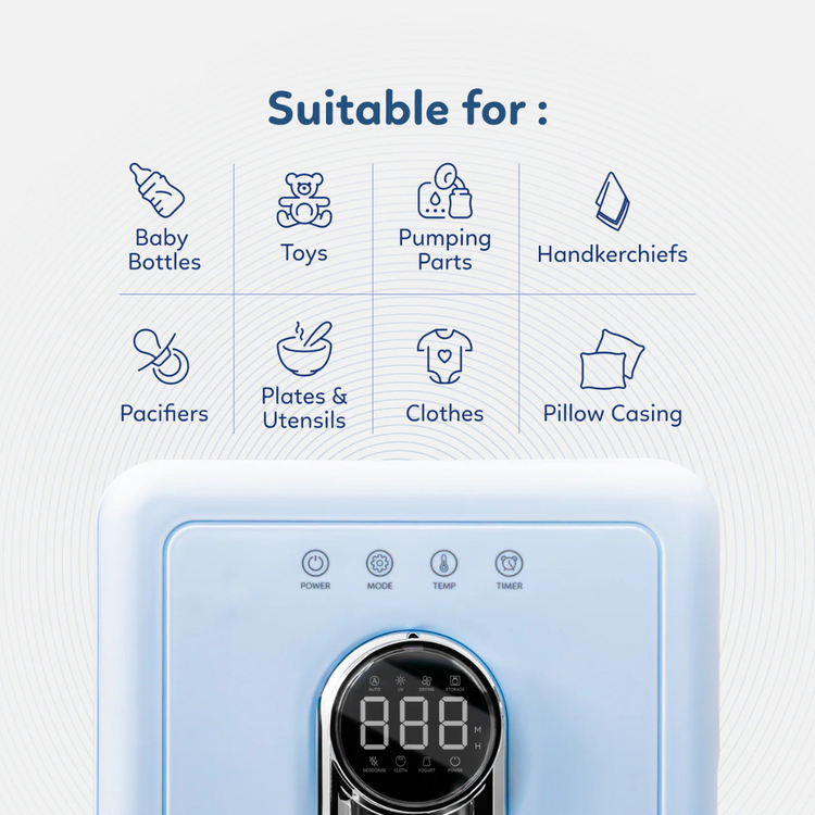 [NEW] Supermama UV Nova Steriliser | 22L Large Storage | Bottle Sterilizer & Dry