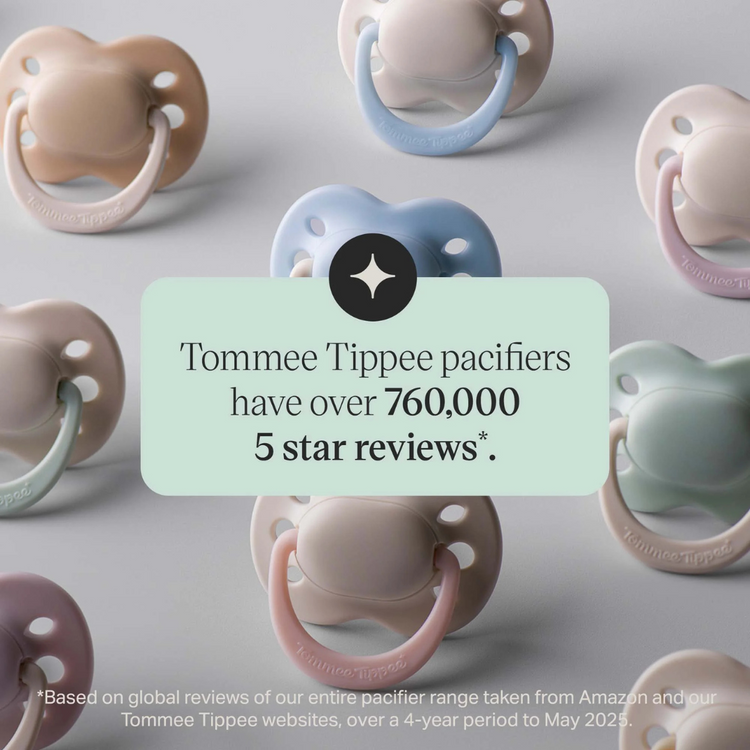 Tommee Tippee Newborn Silicone Soother 0-2M (2-Pack) Assorted