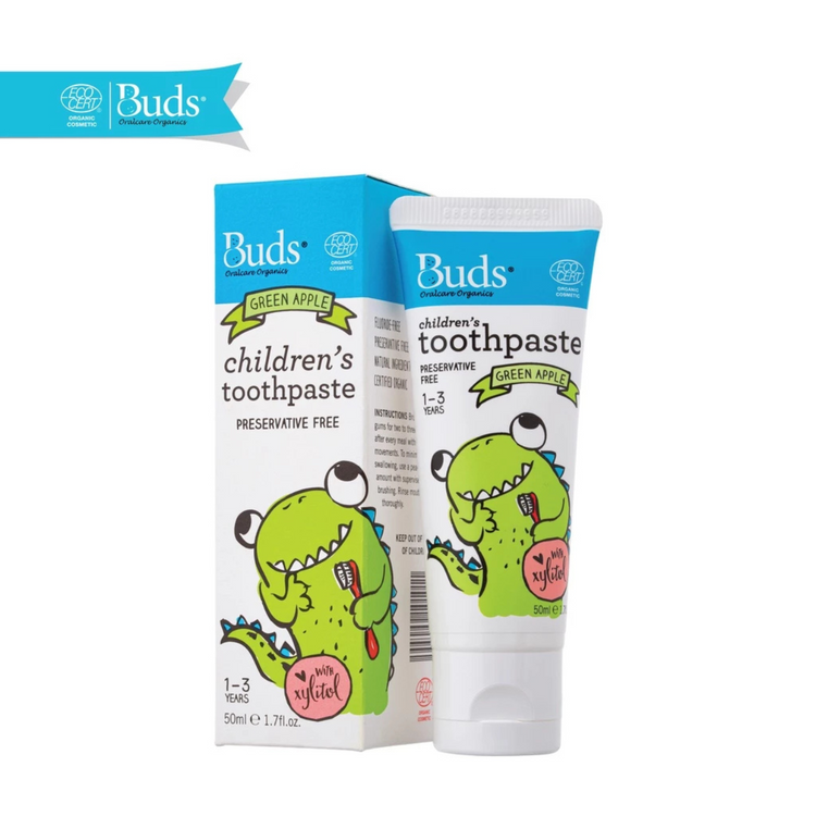 Buds Children's Toothpaste With Xylitol 50ml (1-3yrs)