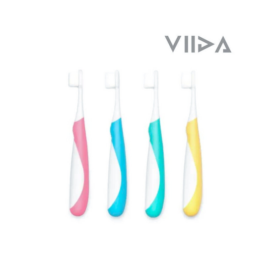 Viida Joy Toothbrush (S) - (Baby Blue/Turquoise Green)