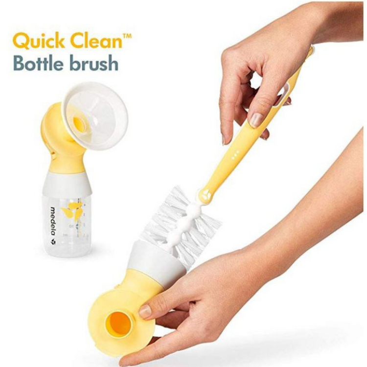 Medela Quick Clean Bottle & Teat Brush With Stand