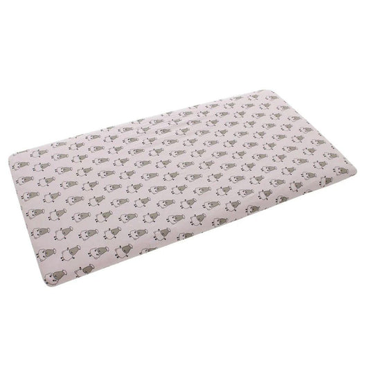 Baa Baa Sheepz Mattress Sheet Big Sheepz Pink