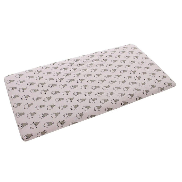 Baa Baa Sheepz Mattress Sheet Big Sheepz Pink