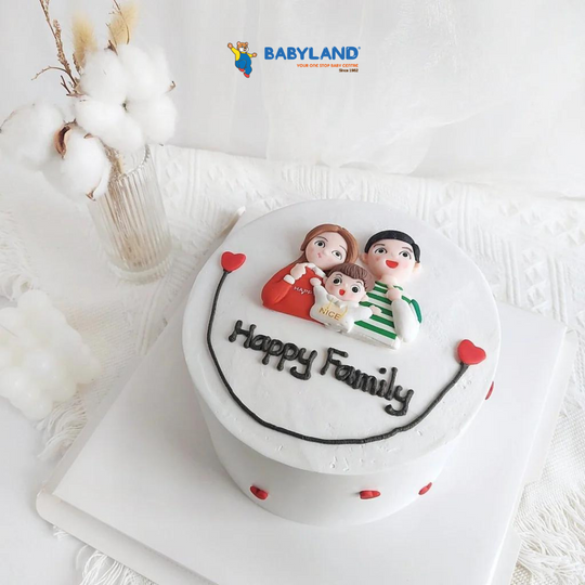 [PRE-ORDER] Yippii Happy Family Cake 6 inch