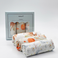 Smileey's 100% Cotton Muslin Swaddle 120x120 Assorted