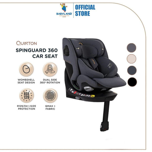 Quinton Spinguard 360° Safety Car Seat – Kerusi Keselamatan Bayi dengan Pusingan 360°