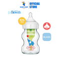 Dr Brown’s Options+ Glass Wide-Neck Bottle with Level 1 Teat (150mL) - Elephant