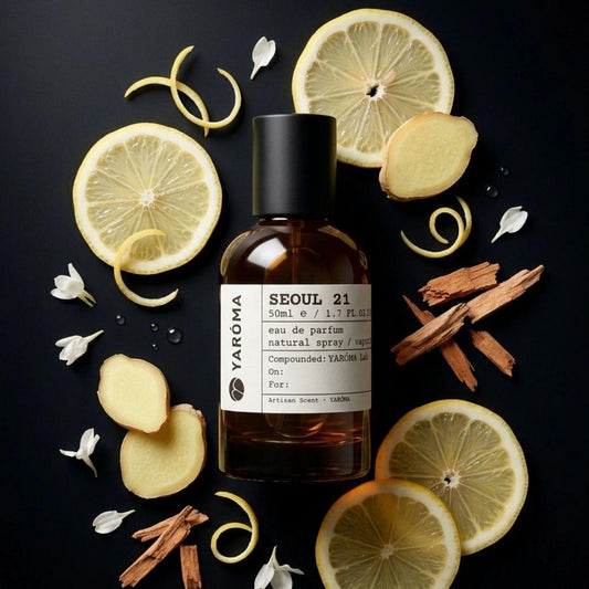 Yaroma SEOUL 21 Perfume 50 mL | Bright Citrus & Cedar Fragrance