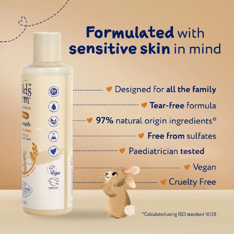 Childs Farm OatDerma Body Wash - Fragrance-Free (250ml)