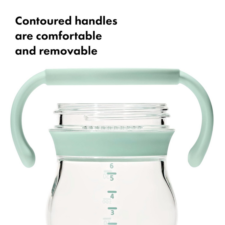 Oxo Tot Transitions Soft Spout Sippy Cup With Removable Handles 6 Oz