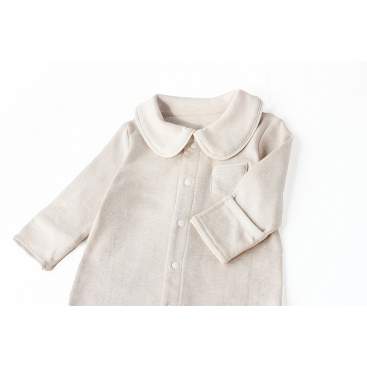 Twinkle Planet Organic Collar Onepiece Pyjamas - Purely Natural