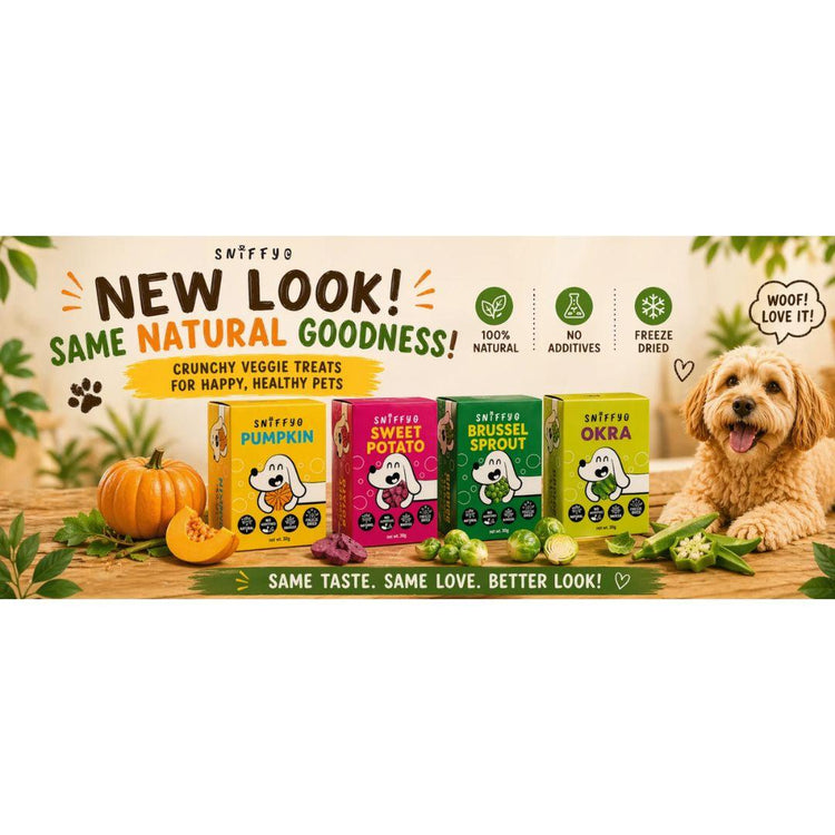 Sniffy.c Freeze-dried Vegetable Pet Snacks - Brussels Sprout 20g