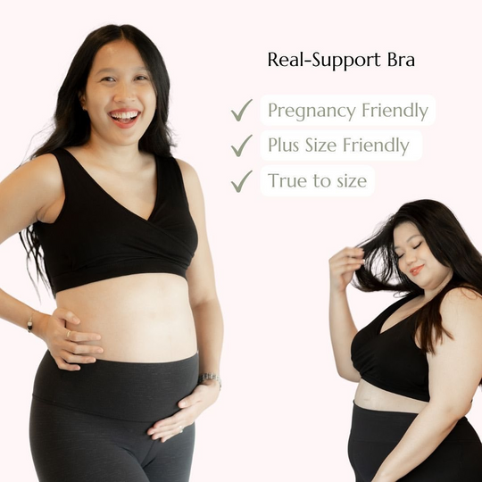 Boss Mama Real-Support Bra (Black)